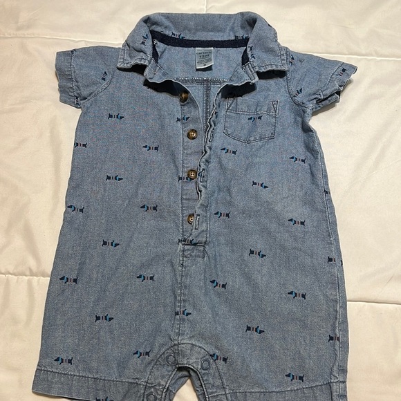 Carters 12 Mos Baby Boy Romper - Picture 1 of 5